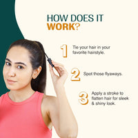 Nourish Mantra Hair Finishing Stick For Women| hair accessories for women stylish hairs | Hair Wax Stick For Flyaway Hairs | Use As Hair Setting Spray For Women |wax stick for hair| Non-Greasy And Non-Sticky Hair Gel- 12 ML