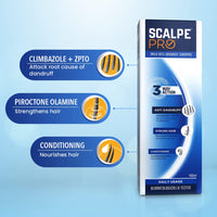 Scalpe Pro Anti dandruff Shampoo 400ml (Pack of 4)