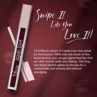 Oliva Liquid Lipstick, 12HR Long-lasting Matte Lipstick, Non Transfer, High Coverage, Water & Smudge Proof, Light Weight & Cruelty-Free - 2ml (Sangria Wine 1)