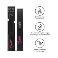 RENEE Very Matte - Pack Of 4 Matte Lipsticks & Madness Ph Lipstick 3Gm - Black Lipstick With Glossy Y Pink Payoff - Long Lasting Nourishment Combo