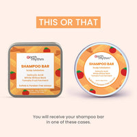 Earth Rhythm Exfoliating Shampoo Bar with 2% Salicylic Acid & Tomato Ferment (Tin Packaging) - 80 gm