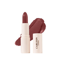Carlton London Velvet Satin Glitterati Bullet Long Stay Lipstick |Enriched with Vitamin E, Castor oil | Intense Colour, Moisturised Lips, Smooth & Light |Upto 8 hrs - 4Gm. (Camellia)