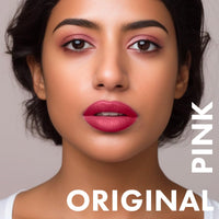 DAUGHTER EARTH Original Pink Lipstick | Vegan Plant Based Highly Pigmented Natural Lightweight Non Drying Lip Color | Long Lasting Phytonutrient Lipstick With Vit E & Bakuchiol | UV Protection | 4g