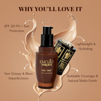 LoveChild Masaba One Take 5 in 1 BB Cream For Deep Skin Tone, Benefits of Serum, Primer, Moisturizer, Concealer & SPF 20 PA ++ Matte Finish All-in-One Tint for Flawless Skin, Tender Tigress 30ml