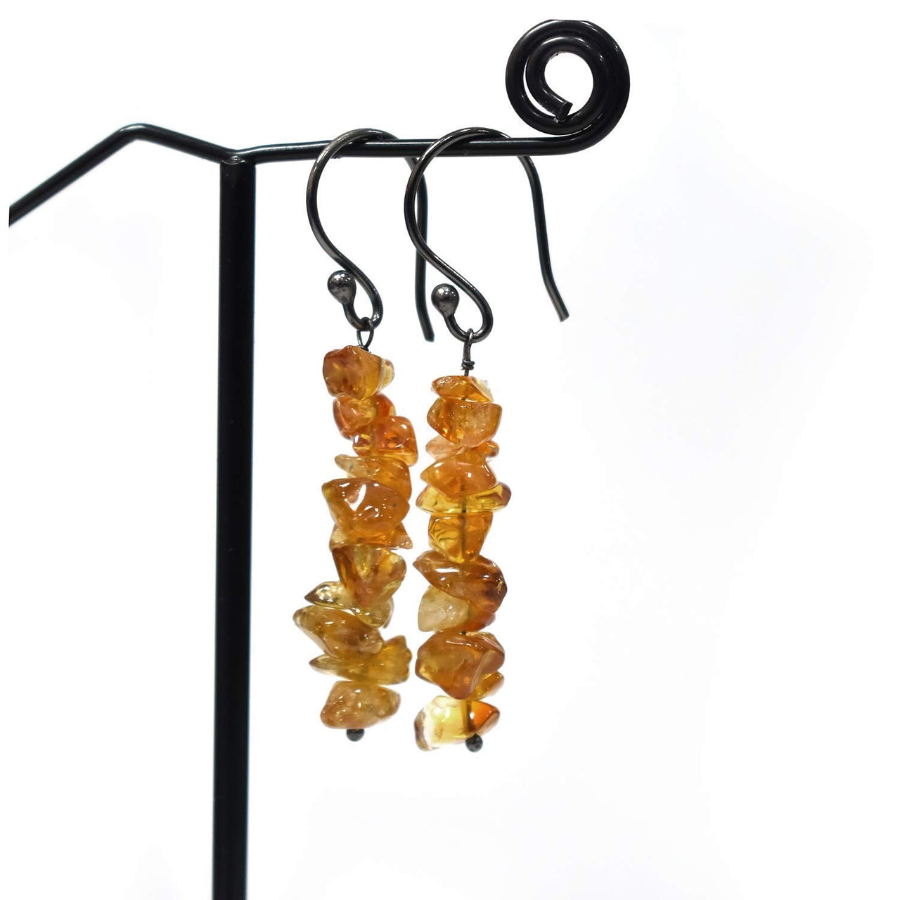 Natural Citrine Chips Crystal Earring, Yoga Jewelry, Meditation Earring, Crystals Earring, Raw Gemstone, Energy Healing Crystals, Birthday, Gift for Her, Gemstone Jewelry AA+ Quality (Citrine)