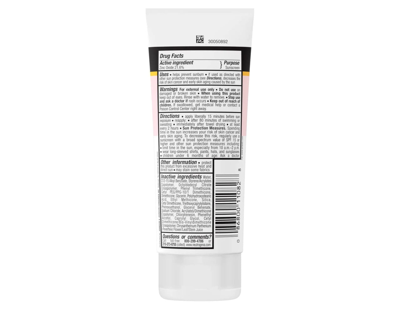 Neutrogena Sunscreen For All Skin Types Spf 50 - 0.24 Pounds Cream For All Skin Types, Pack Of 1