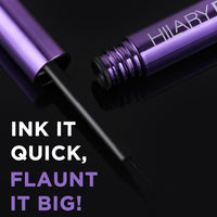 Hilary Rhoda Eye Callin' Liquid Eyeliner | Long Lasting Liquid Eyeliner | Matte & Glossy Finish | Waterproof Formula | 12-Hour Stay | Glides on Flawlessly | 3ml (Matte | Shade 01)