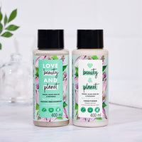 Love Beauty & Planet Onion, BlackSeed & Patchouli Hairfall Control Sulfate Free Shampoo + Conditioner Combo, 400 ml