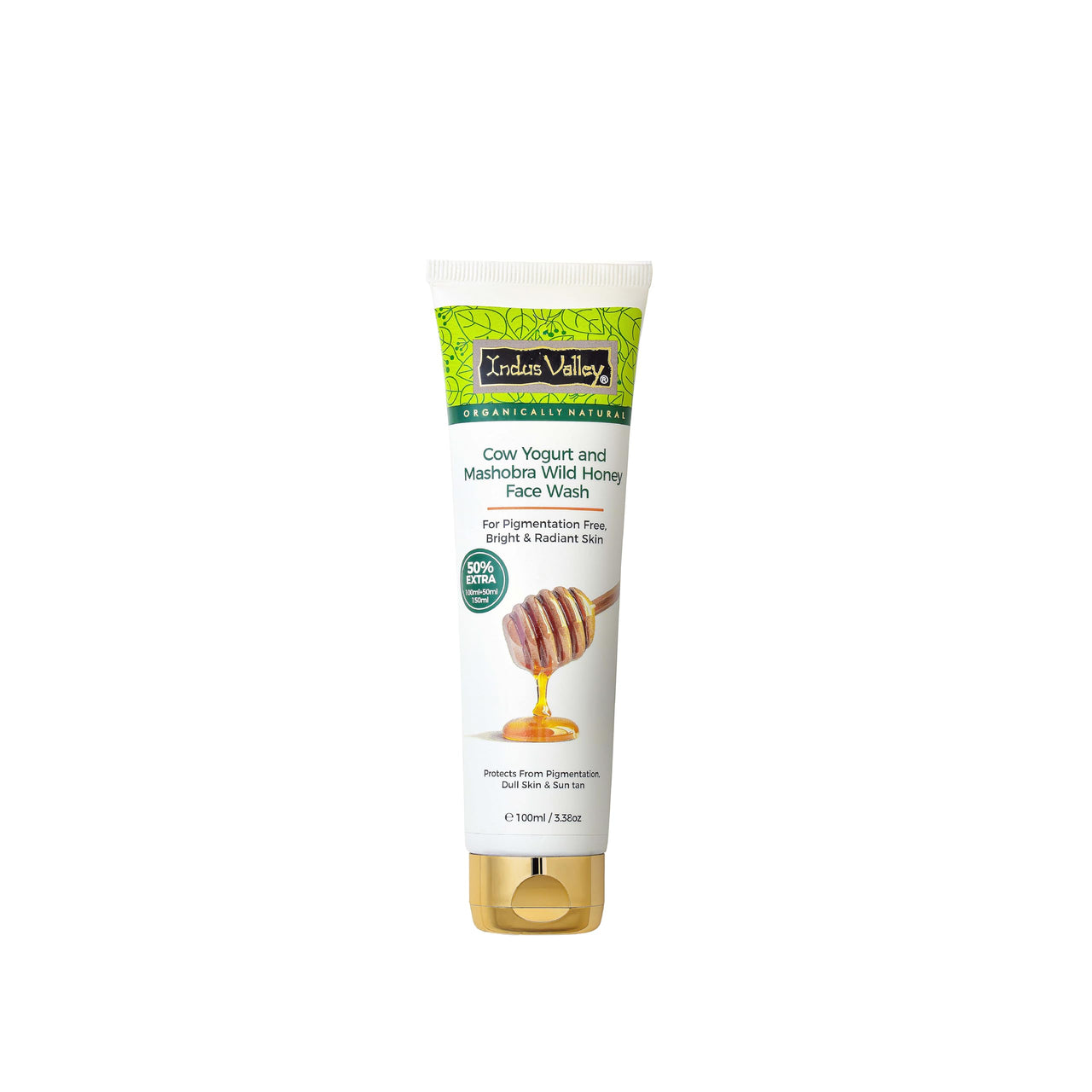Indus Valley combo of Depigmentation Gel - 50 Ml + Depigmentation Elixir Serum - 20 Ml + Cow Yogurt And Mashobra Wild Honey Face Wash - 150 ml.