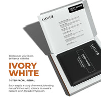 Kanpeki Ivory White 7-Step Facial Kit With Algae Peel-Off Mask | Hyper-Pigmentation, Dark Spots & Sun Tan Removal | Brightening & Skin Tone Correction