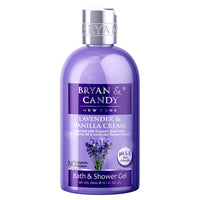 Bryan & Candy Shower Gel with Aloe Vera. Gentle, Moisturizing Body Wash for Soft, Supple Skin (Lavender Shower Gel, 300ml)
