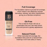 Lakyou Beauty Face Base Full Coverage Foundation | Waterproof | Long Lasting | Light Weight | SPF 20 | Shade-06(Pure Beige) | Pack Of 2