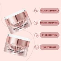 Lakyou Beauty All In One Magic Cream It Has Primer, Anti Aging, CC Cream, Sunblock, Whitening, Moisturizer Infused With Hyaluronic Acid 30ml