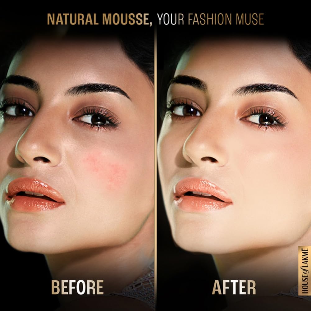 Lakmé Xtraordin-Airy Full Mattreal Mousse 01 Classic Ivory Fair, 25G