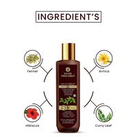 Khadi Organique Anti Dandruff Shampoo with Neem, Hibiscus & Rosemary Extract | Reduces Dandruff, Soothes Scalp & Nourishes Hair | Suitable for Women & Men - 200ml