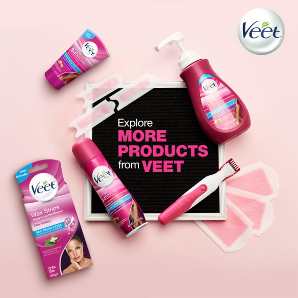 Veet Botanic In Shower Cream Hair Remover 13.5oz Pump