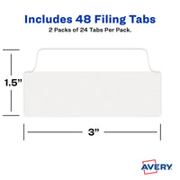 Avery Ultra Tabs, File Tabs, 3