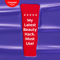 Colgate Visible White Purple Toothpaste For Teeth Whitening, Teeth Whitening Toothpaste With Fluoride, Whitens Yellow Teeth, Enamel-Safe For Daily Use Paste Toothpaste (100G + 20G)