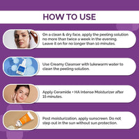 The Derma Co 15% AHA + 1% BHA Beginner Repairing, Radiant Skin, Exfoliating, Removes Impurities Face Peeling Solution for 10-Minute Weekly Exfoliation - 30ml(dermaco)
