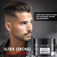Mancode Ultra Holding Hair Wax for Men 100ml | Matte Look with 24 hrs Strong Hold Level 7 | Matte Finish & No Greasy Residue Styling Hair Wax 100gm