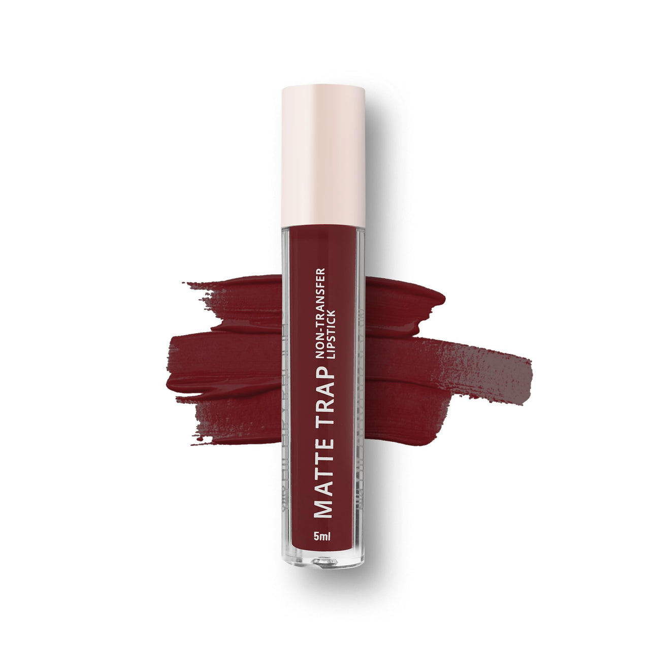Hilary Rhoda Matte Trap Liquid Lipstick | Non-Transfer & Waterproof Lipstick | 8-Hour Long Stay | Non-Drying Formula | 5ml (Mix maroon - Shade 24)