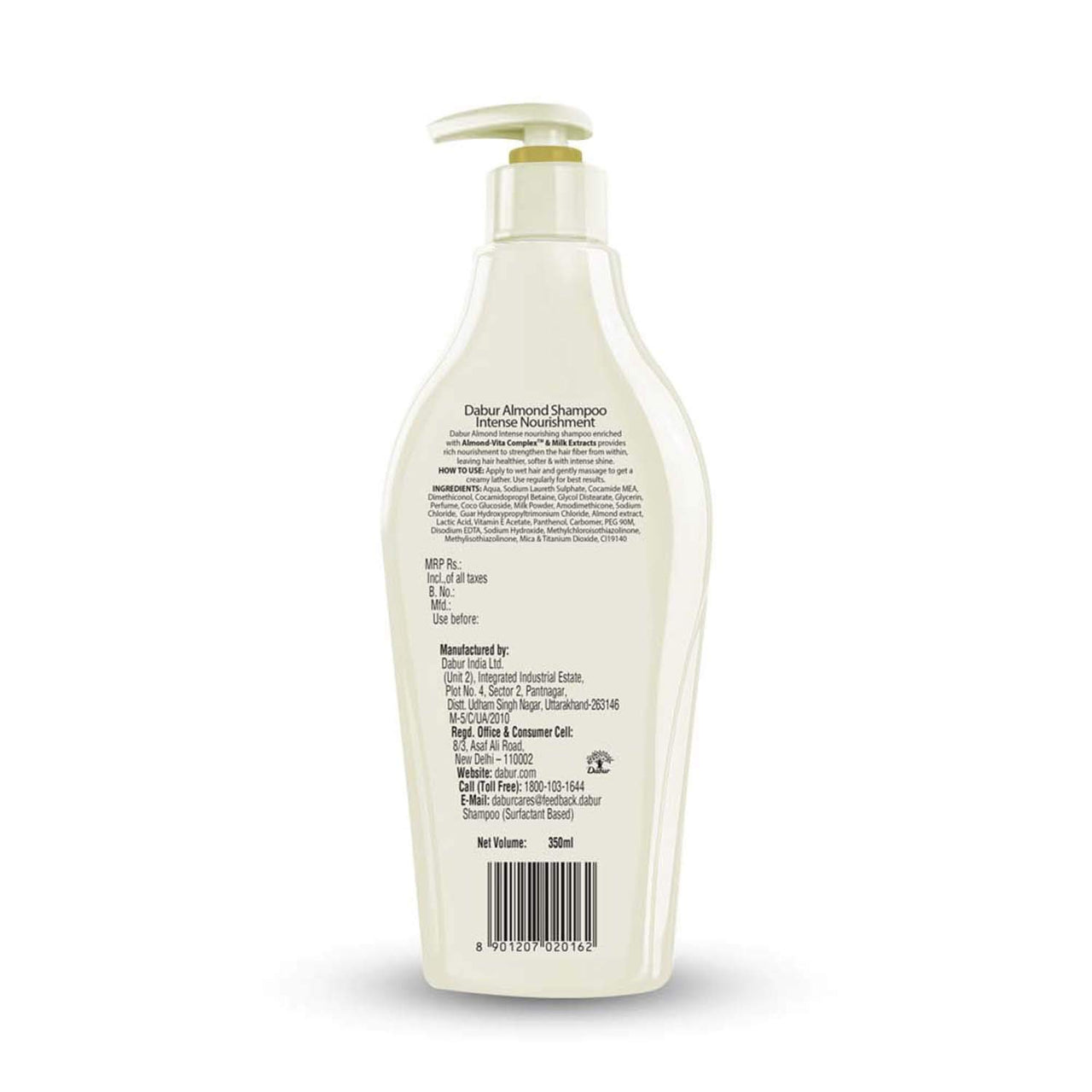 Dabur Almond Shampoo With Almond-Vita Complex & Milk Extracts, 350ml With Amla Hair Oil , 275ml Free