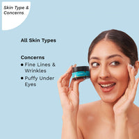 Pilgrim Korean Retinol Under Eye Cream for dark circles, Puffiness & Fine Lines with Vitamin C & Hyaluronic Acid | Women & Men Skin care | 30g