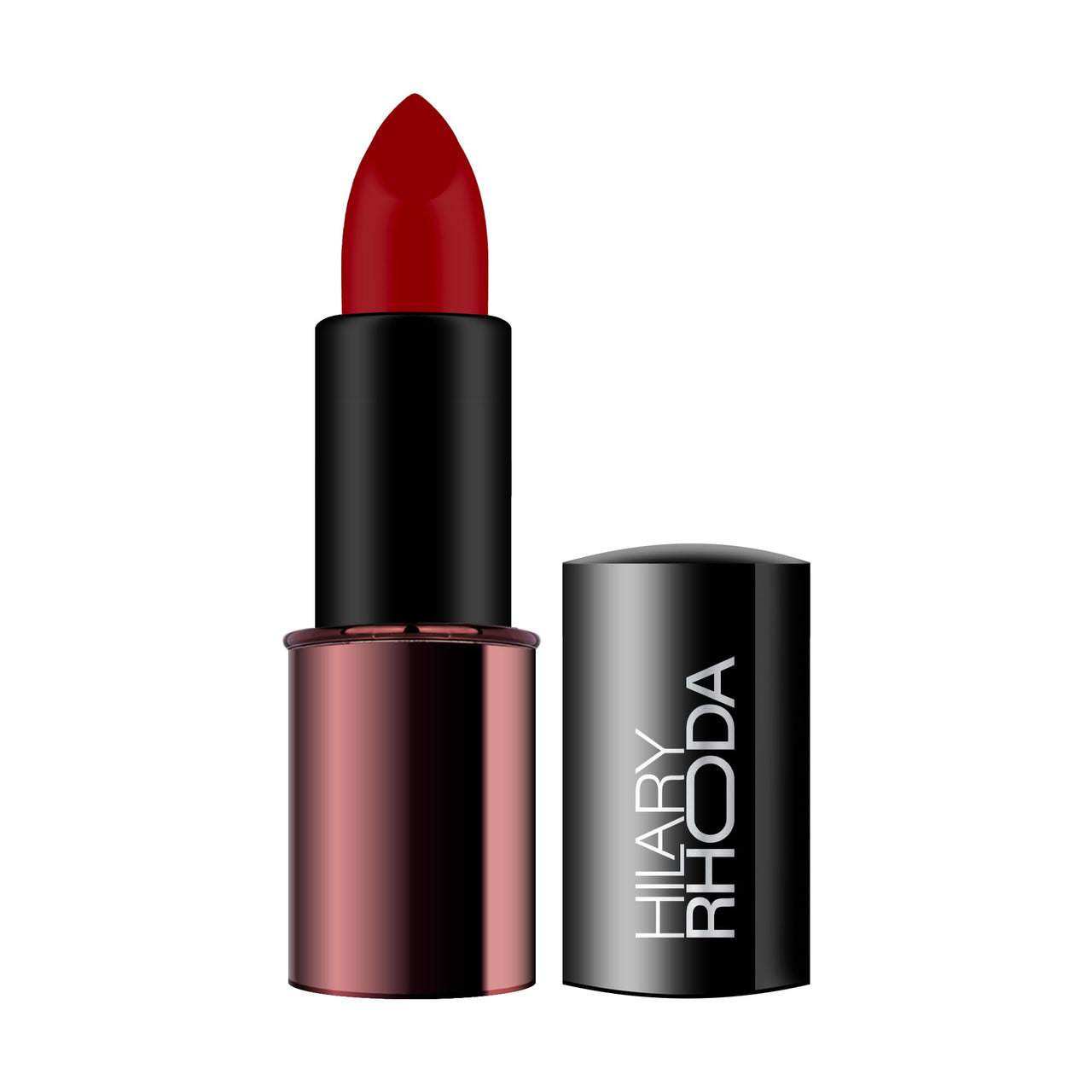 Hilary Rhoda Creamy Touch Lipstick | Infused with Olive Oil, Shea Butter & Vitamin E | Highly Pigmented & Creamy Texture | Long Lasting & Keeps Lips Moisturising - 4g (Red Sugar - Shade 10)