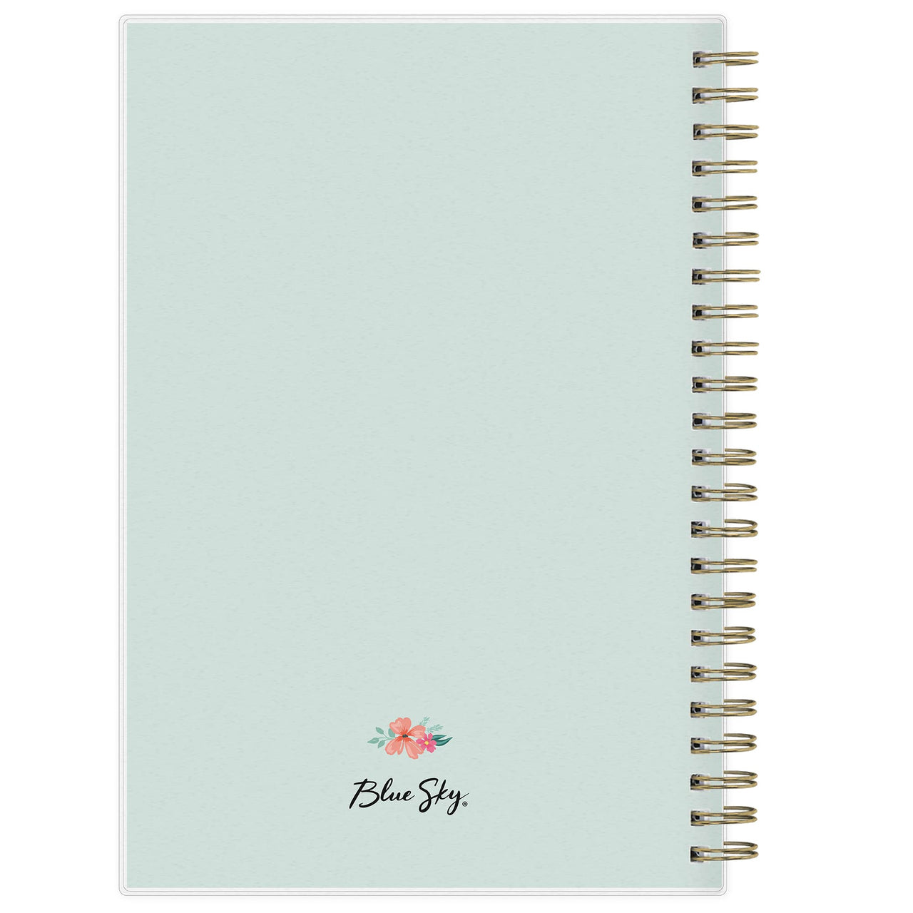 Blue Sky 2023-2024 Academic Year Weekly and Monthly Planner, 5" x 8", Frosted Flexible Cover, Wirebound, Laurel (144724)