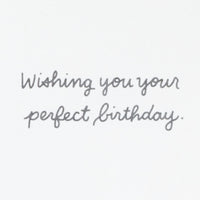 Hallmark Signature Birthday Card for Women (Perfect Birthday)