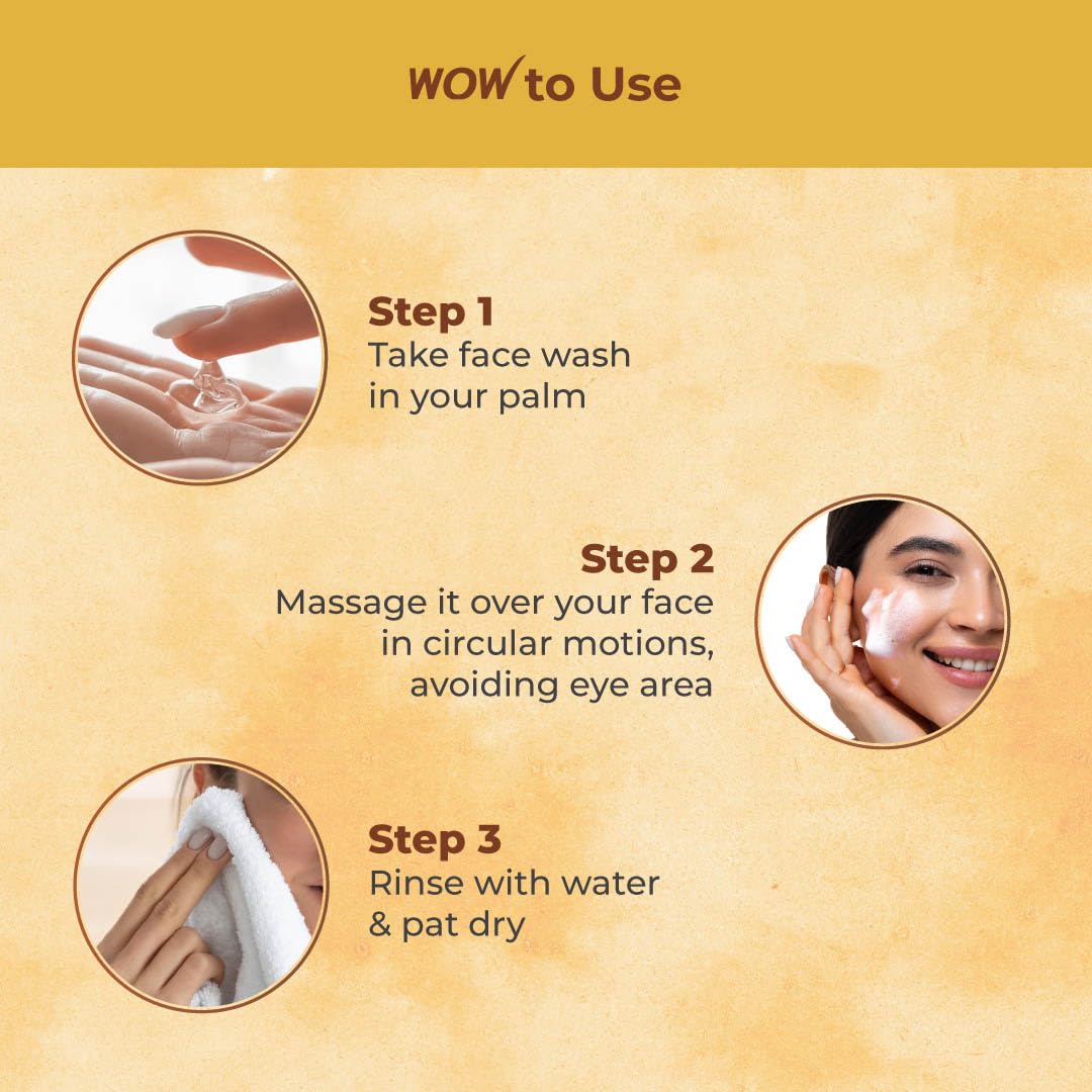 WOW Skin Science Purifying Multani Mitti Face Wash for All Skin Types | Controls Excess Oil | Brightens & Purifies Skin | Face Wash for Women & Men | Paraben Free | 100 ml