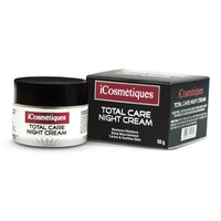 iCosmetiques Night Cream |Vitamins B3, C, E |Shea Butter & Glycerin |Deep Hydration & Glow |Lightweight Moisturizer for Radiant Skin |Mineral Oil & Silicone-Free |Unisex Total Care Formula |50g