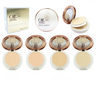 SWISS BEAUTY Oil Control 2 In 1 Matte Compact Powder For All Skin Types 20G - Light Medium (02), Multicolor