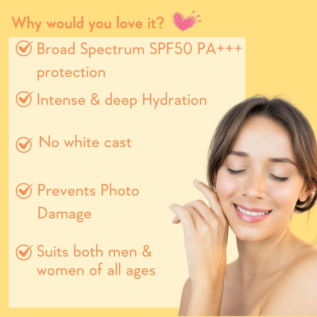 WishCare SPF 50 Sunscreen Combo for Face & Body (50gm + 200ml)