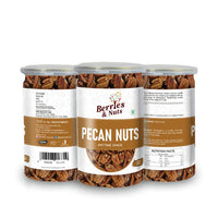 Berries And Nuts Premium American Pecan Nuts 300 Grams | Crunchy Nuts, Rich in Protein & Fibre, Pecans | 2 Bottle of 150 Grams