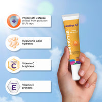 Healthyr-U Sun Phyter Liquid Sunscreen | Broad Spectrum UV Protection with SPF 50 PA+++ | Pollution Protection With Phytovie® Defense | With Vitamin C, Vitamin E & Hyaluronic Acid | Lightweight, No White Cast | For All Skin Types | For Women & Men | 30g