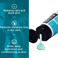 Ustraa Face Wash - Mint Cool - For Dry to Normal Skin - 200g | Reduces Moisture Loss | Removes Dirt & Dead Skin | with Pine Bark & Peppermint | NO SLS, NO PARABEN