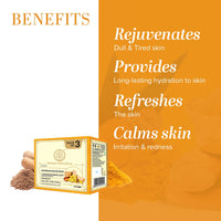 Khadi Natural Chandan Haldi Soap | Herbal Bathing Soap for Glowing Skin | Natural Soap with Essential Oils | Anti-Ageing Soap | Suitable for All Skin Types|Pack of 3 | (125gm *3) (375gm)