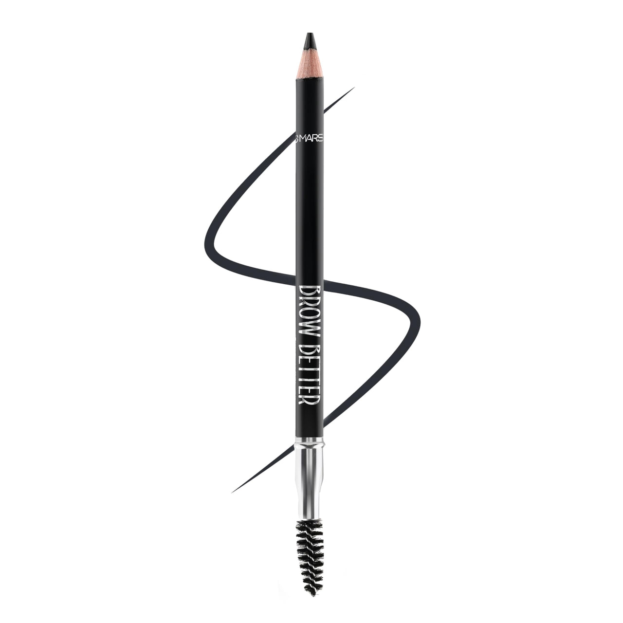 MARS Brow Pencil, Matte Liner Black, Brown