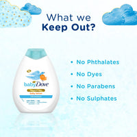 Baby Dove Rich Moisture Nourishing Baby Lotion 400 ml, With Moisturising Cream, Gentle Care for Baby's Soft Skin