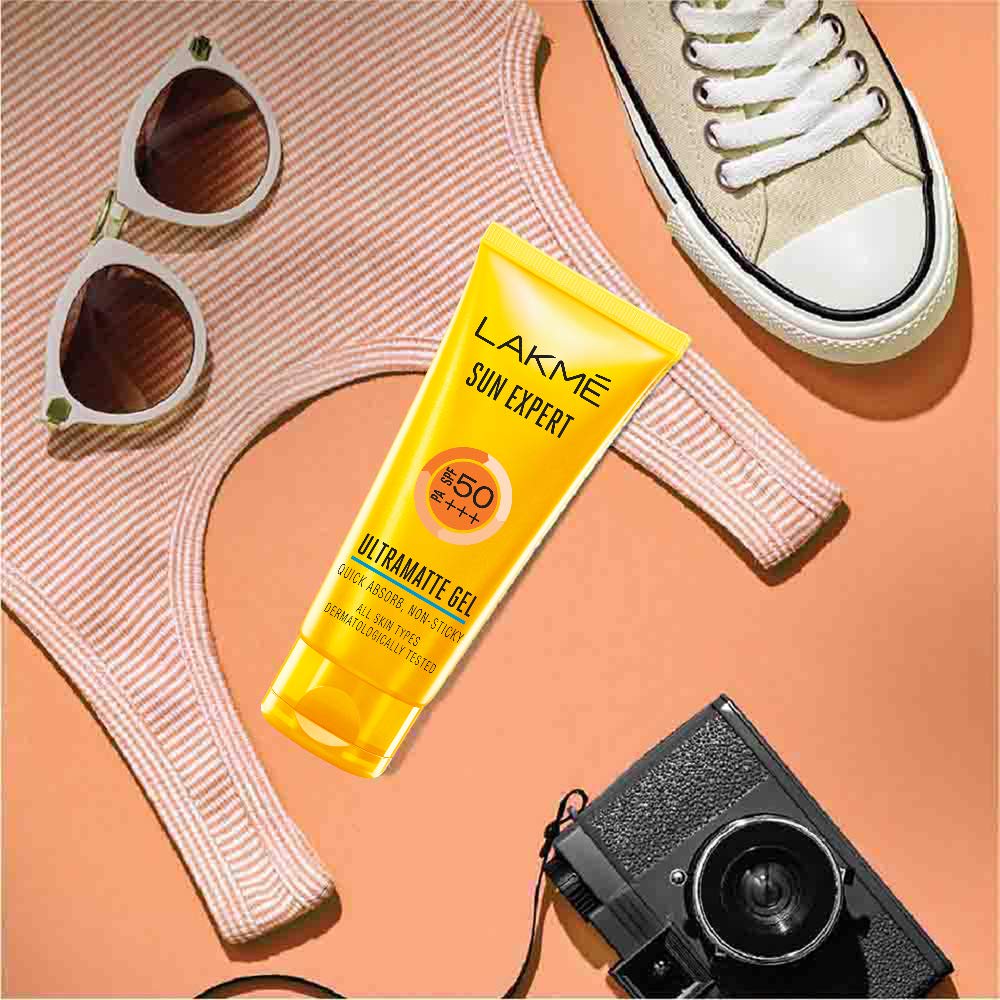 Lakmé Sun Expert Spf 50 Gel For All Skin Types, 50 G (Pack Of 2)
