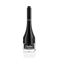 Dazller Eterna Eye Sensation Gel Eyeliner|Water-proof|Smudge-proof|Infused Herbal Extracts - Chamomile & Calendula|Flat Brush|Deep Matte Black|3g