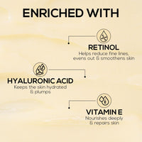 RENEE Retinol Eye Stick, Targets Wrinkles & Dark Circles, Revitalizes, Nourishes & Smooths Under-Eye Area, Infused with Retinol, Hyaluronic Acid, and Vitamin E, Travel Friendly, for All Skin Type, 2.9gm