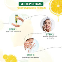Nature's Essence Vitamin C Gel Face Wash | Infused with Yuzu Lemon & Niacinamide | Eliminates Excess Oil & Dirt | Brightens Skin | Removes Dark Spots, 50gm