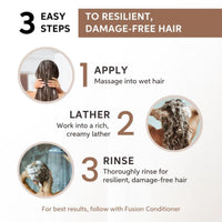 Wella Professionals Fusion Intense Repair Shampoo | For Damaged, Frizzy Hair | 250 ml | With Silk Amino Acids & Micronized Lipids | Vegan, Cruelty-free