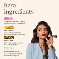 indē wild Caffeine Addict (15ml) Dewy Lip Balm | Lasts for 8+ hours | Hydrating | Coffee Brown | Tinted & Non-Sticky | With Desi Ghee, Peptides, Hyaluronic Acid & Shea Butter | Korean Formulation