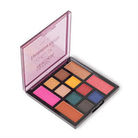 Hilary Rhoda Colour Stay Eyeshadow Palette | 12 Shades | Highly Pigmented Eyeshadow Palette | Matte & Shimmer Finish | No Fallout Eyeshadow Palette | Blendable Eyeshadow Palette | 20g