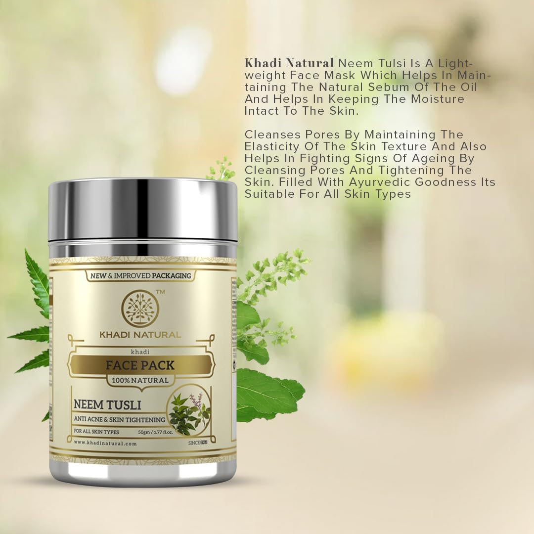 Khadi NaturalS Neem Tulsi Face Pack - 50