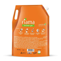 Fiama Body Wash Shower Gel Peach & Avocado, 1.5L Bodywash Refill Value Pouch for Women & Men with Skin Conditioners for Soft & Moisturised Skin, Suitable for All Skin Types