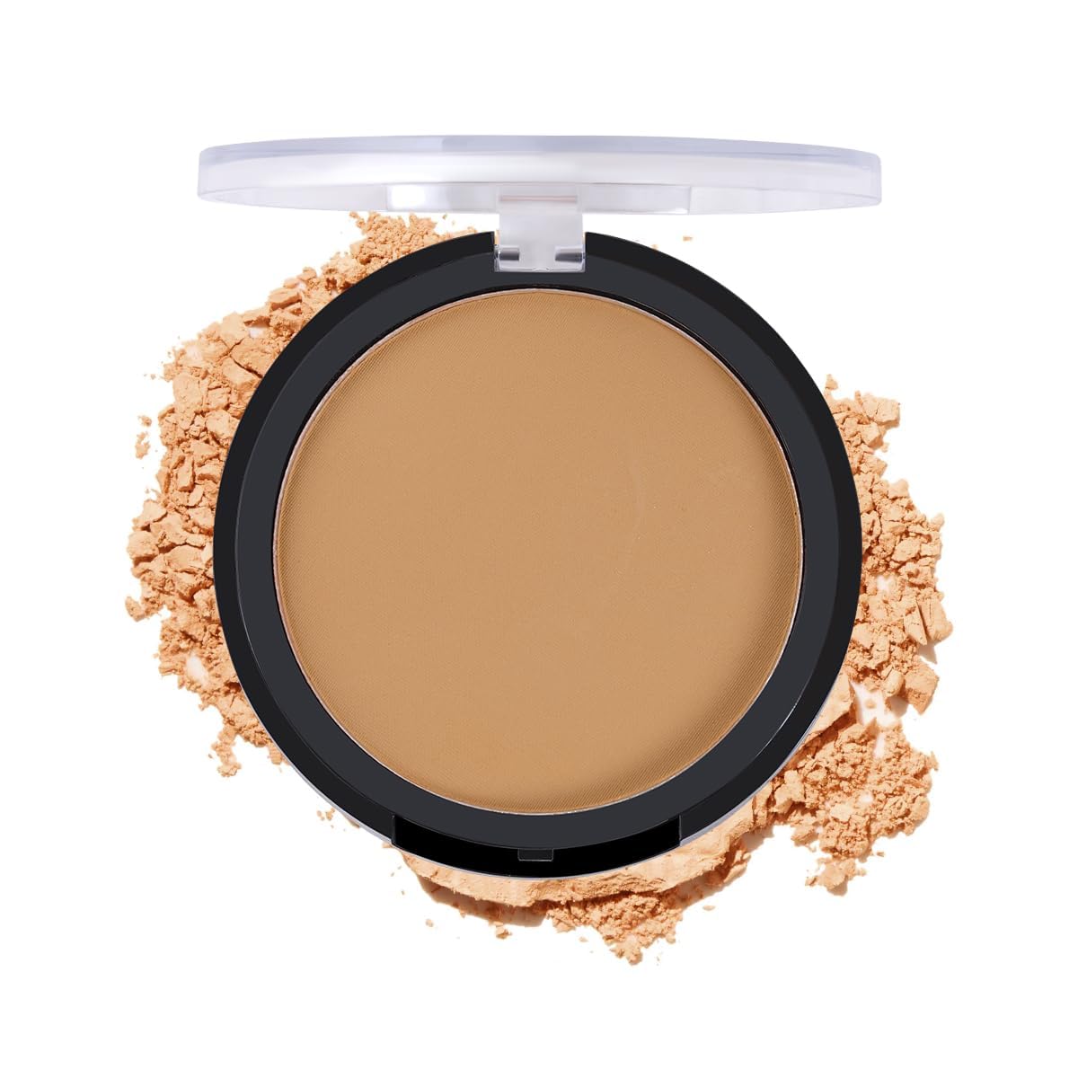 Shryoan Infinite Waterproof Compact Powder| Hides Imperfections, Blends Effectively, Matte Finish and Pressed Powder for All Skin Types (16g) (Natural Almond)